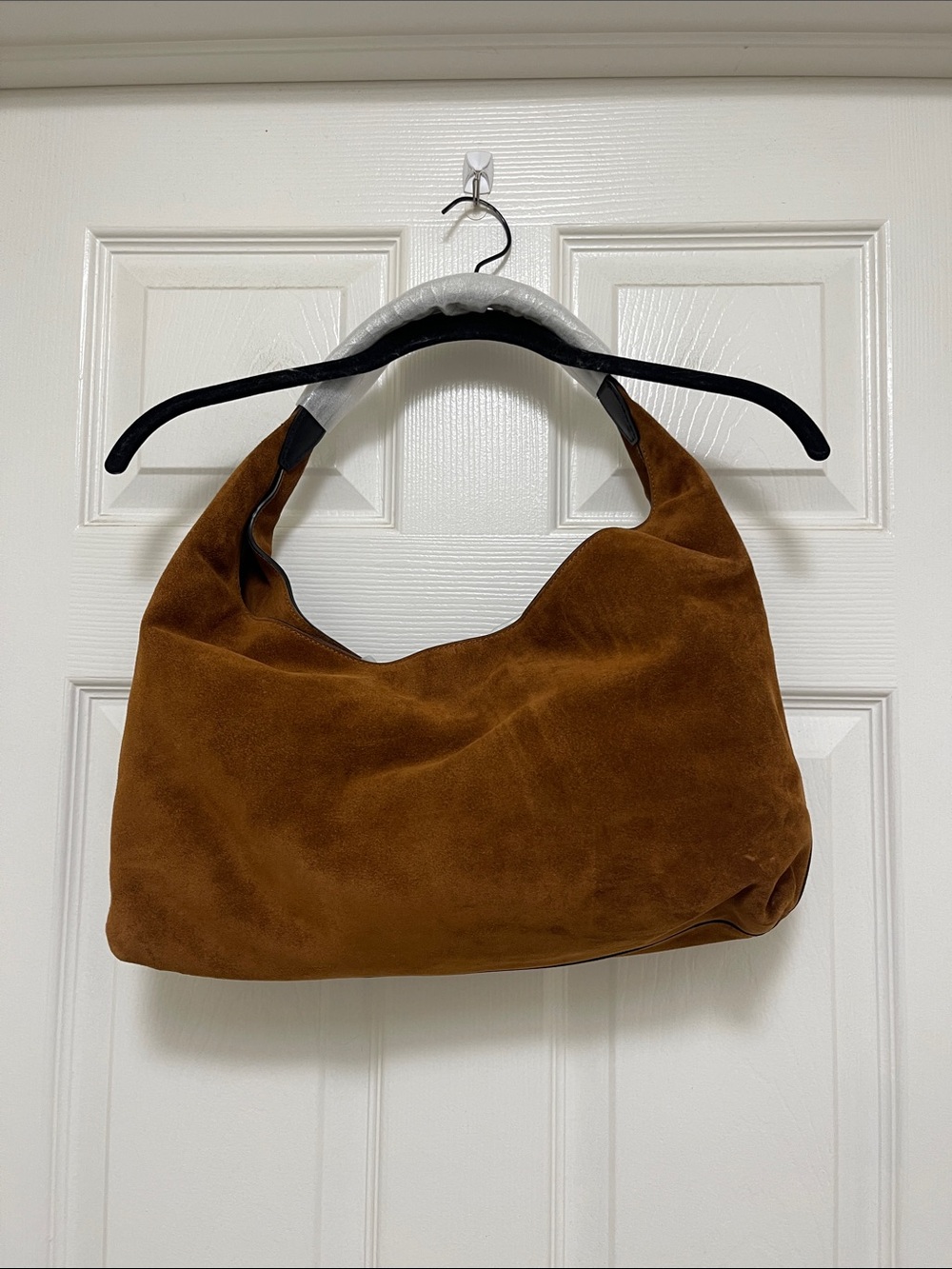 NWT Madewell The Mylie Suede Shoulder Bag in Light Umber - Picture 9 of 10